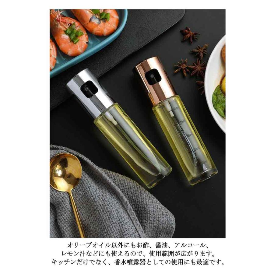 2本セット オイルボトル オイルスプレー 料理用 液だれしないボトル 高機能 スリム 酢ボトル ステンレス ガラス ドレッシング ボトル 油容器 噴霧｜minoaka｜18