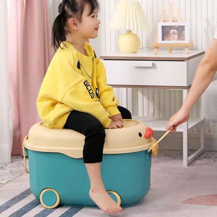 おもちゃ箱 収納ボックス 蓋付き キャスター付き 子供用 おもちゃ収納