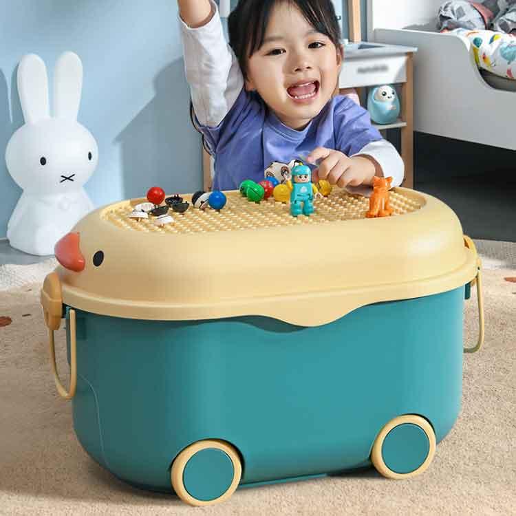 おもちゃ箱 収納ボックス 蓋付き キャスター付き 子供用 おもちゃ収納