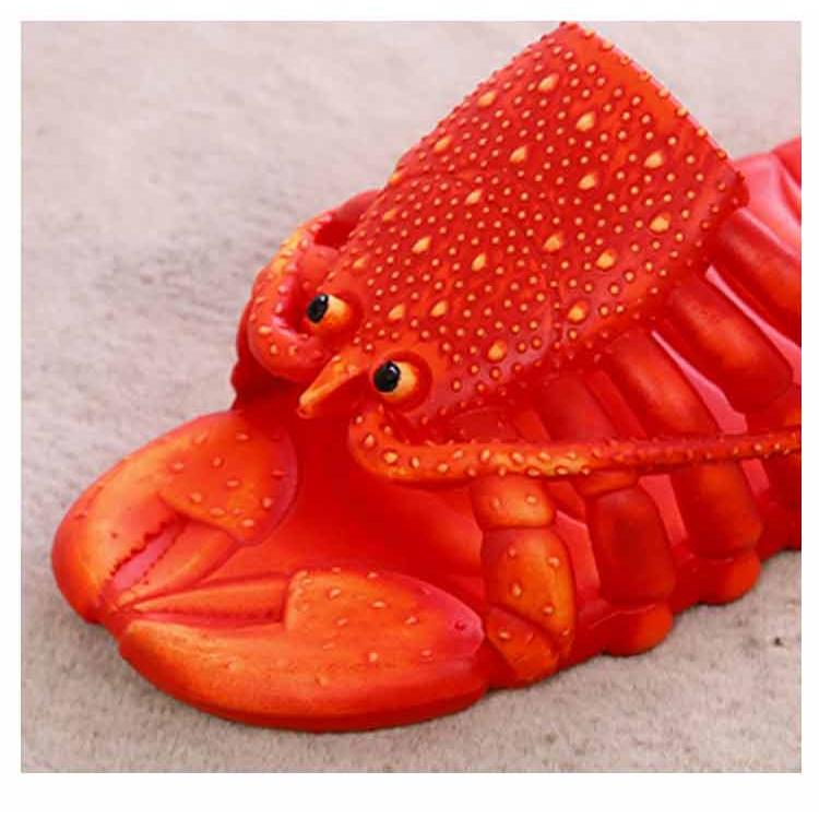 サンダル ユニーク 個性的 エビ柄 スリッパ ロブスター メンズ