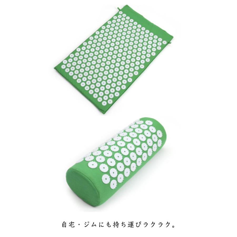 指圧マット 枕 マッサージセット 収納バッグ付き シャクティマット 足