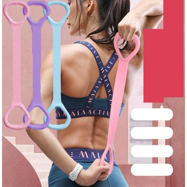 2本セット ストレッチバンド 肩甲骨 エクササイズ 背中トレーニング