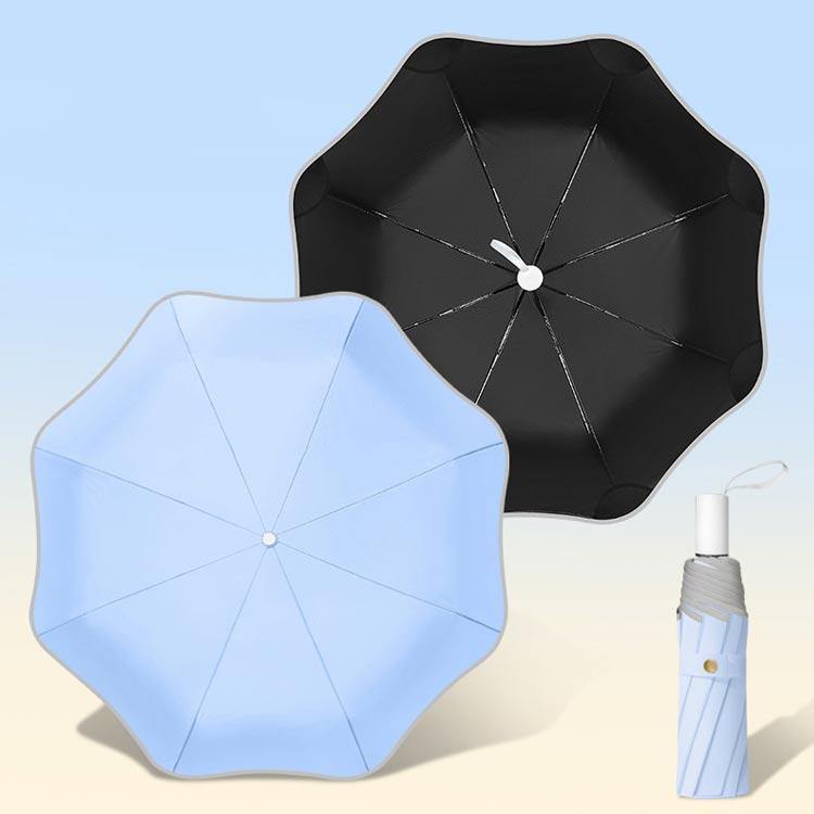 日傘 隠れ露先 人に刺さらない 折りたたみ傘 UVカット 晴雨兼用 UPF50