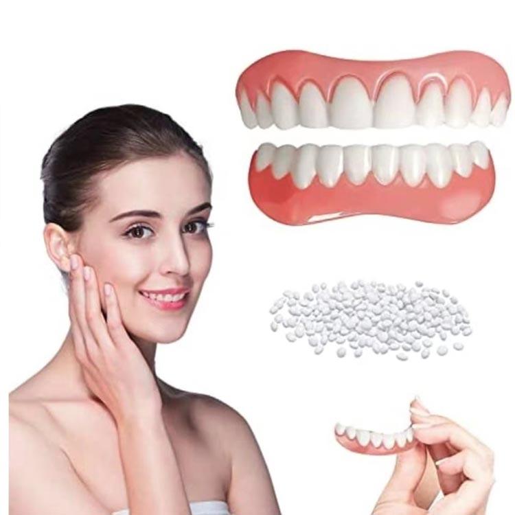 セルフフィッティング 仮歯 歯型採取キット付 カスタマイズ 1本 欠損カバー Artificial teeth for dental treatment] How to make temporary teeth