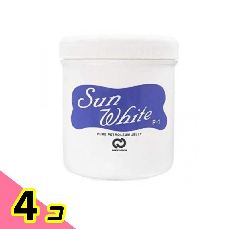 サンホワイトP-1 ワセリン 400g (ボトル品) 4個セット : みんなのお薬