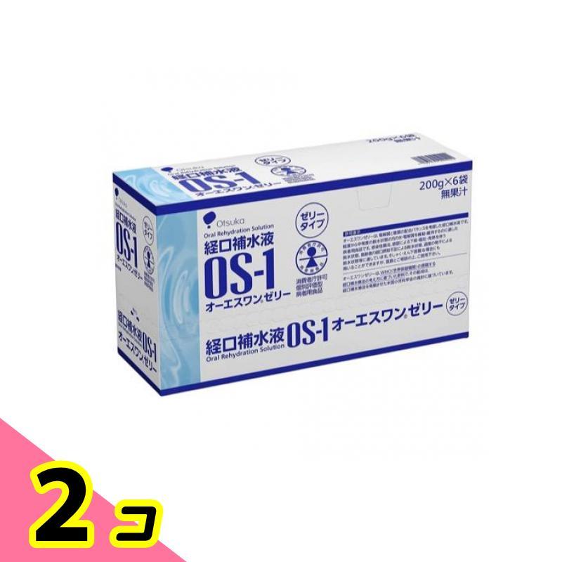 os-1 200ml×6本×5パック　2ケース 経口補水液 OS-1 オーエスワン ゼリー 200g× 6袋入 2個セット