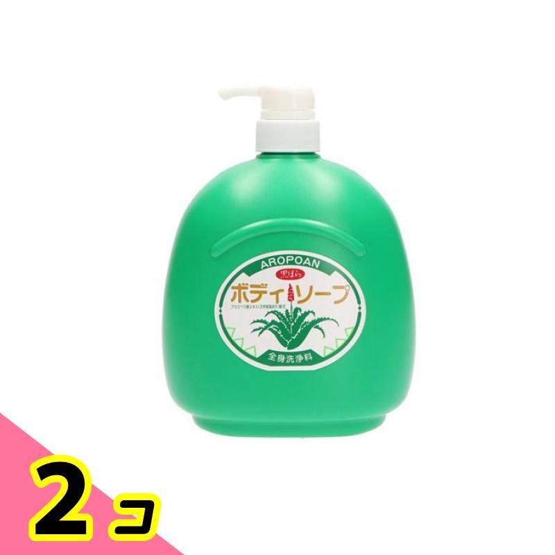 黒ばら本舗 アロポアン ボディソープ 全身洗浄料 1200mL (ポンプ付き