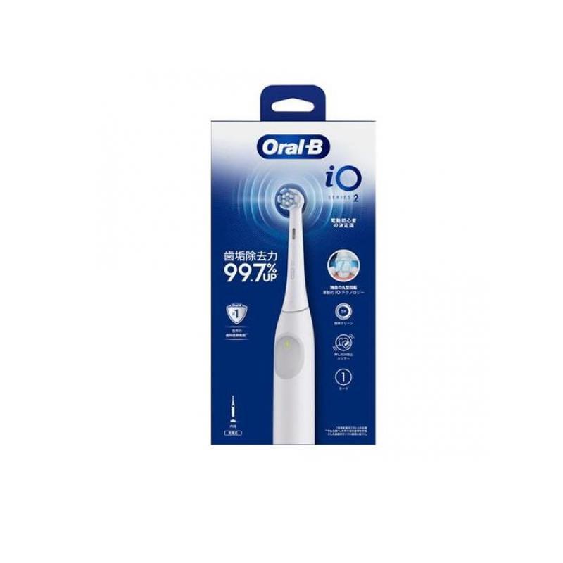 BRAUN（ブラウン） オーラルB iO2シリーズ 電動歯ブラシ ホワイト 1本