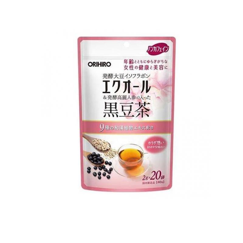 「セット販売」「オリヒロ」エクオール発酵高麗人参の入った黒豆茶　2g×20袋　10個セット ◇オリヒロ エクオール発酵高麗人参の入った黒豆茶 2gx20袋:サンドラッグe-shop JRE MALL店通販｜JRE MALLショッピング｜JRE  POINTもおトクに貯まる・使える