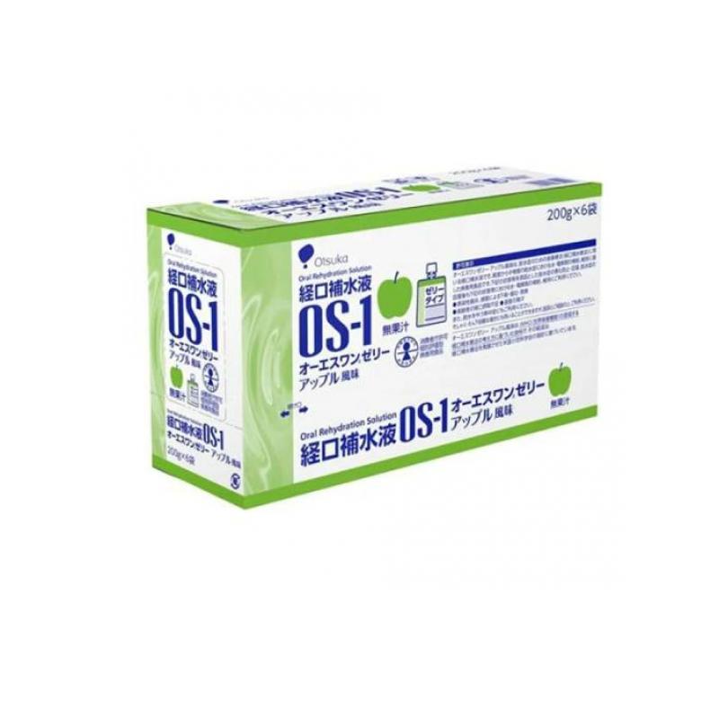 経口補水液 OS-1 オーエスワン ゼリー アップル風味 200g× 6袋入 経口補水液 OS-1 オーエスワン ゼリー アップル風味 200g× 6袋入