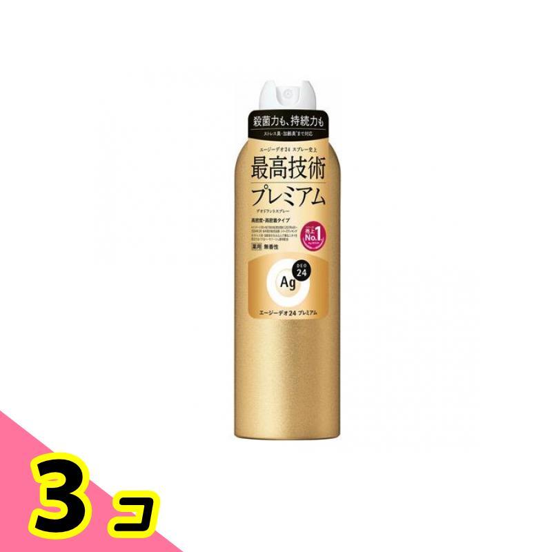 Ag DEO24 エージーデオ24 デオドラントスプレープレミアム 無香性 LL 180g 3個セット（Yahoo!・みんなのお薬ビューティ&コスメ店(みんなのお薬)）