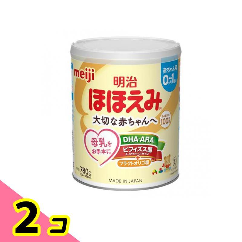 ほほえみ 明治ほほえみ 缶タイプ 赤ちゃん用粉ミルク 780g (200mL×約28 