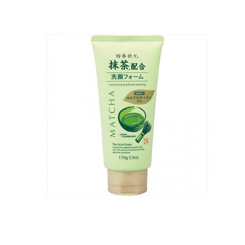 四季折々 抹茶配合 洗顔フォーム 170g (1個) : みんなのお薬ビューティ