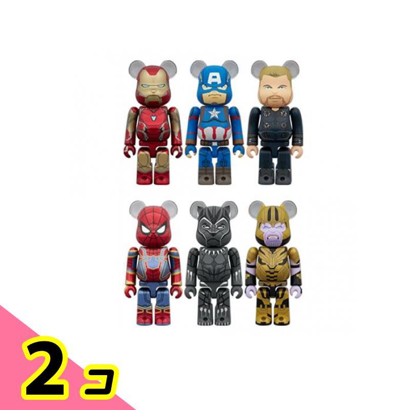 BE@RBRICK ベアブリック CHASE MARVEL INFINITY SAGA 12個入BOX 2個 