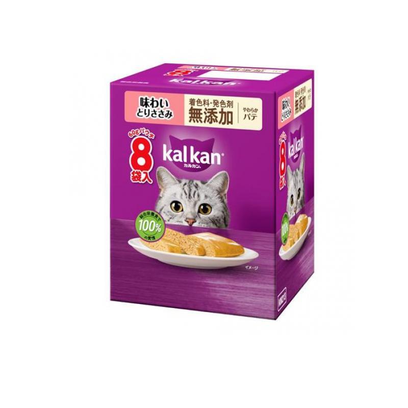 kalkan カルカンパウチ やわらかパテ 味わいとりささみ 60g× 8袋入 (1個)