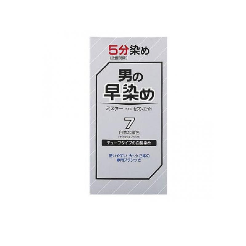 ミスターパオン セブンエイト 7 自然な黒色 ナチュラルブラック [1剤40g+2剤40g] 1個 (1個) :14403-1-a:みんなのお薬MAX  - 通販 - Yahoo!ショッピング