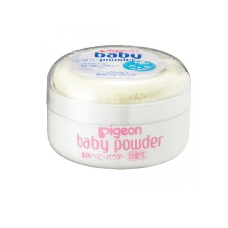 2980円以上で注文可能  ピジョン(Pigeon) 薬用ベビーパウダー 弱酸性 30g (イエローパフ付) (1個) の商品画像
