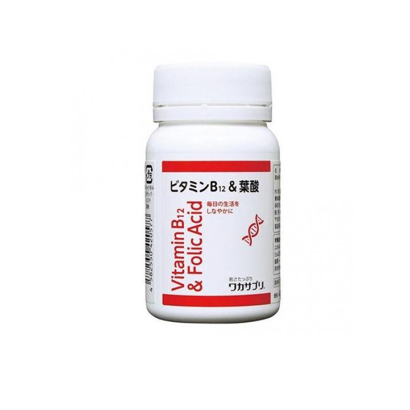 市場 ビタミンＢ-12 5000mcg 葉酸 400mcg 60粒 約2カ月分