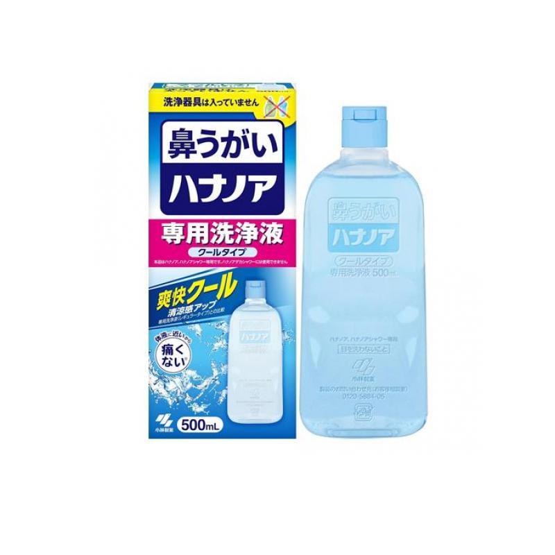 2980円以上で注文可能  鼻うがい ハナノア専用洗浄液 クールタイプ 500mL (洗浄器具なし) (1個)（Yahoo!・みんなのお薬MAX(みんなのお薬)）