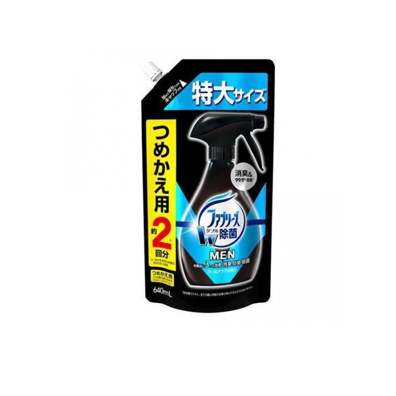 ファブリーズ Men クールアクアの香り 640ml アイテム勢ぞろい 特大サイズ 詰め替え用 1個