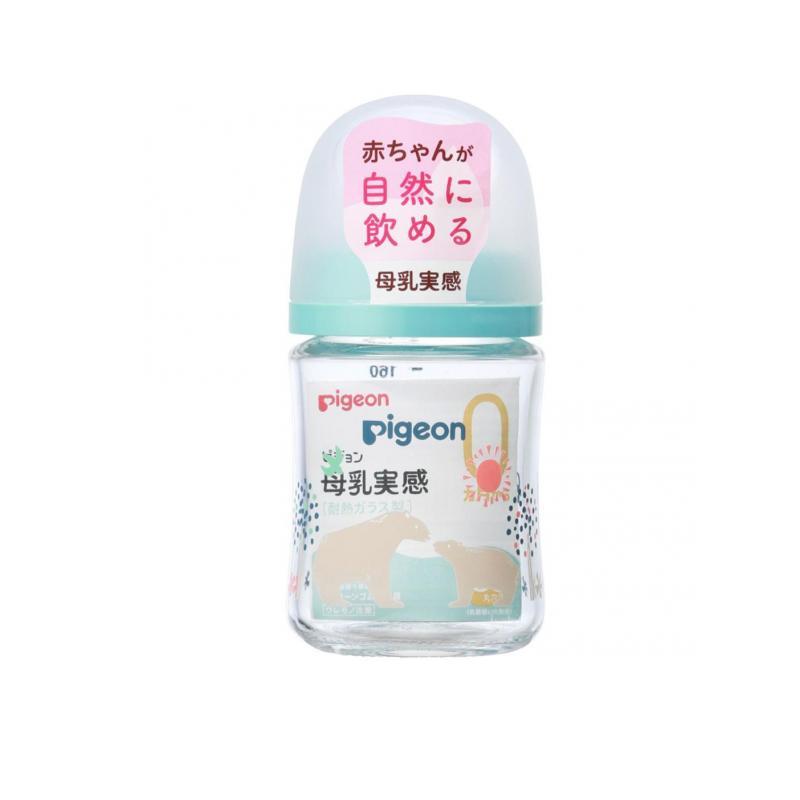 母乳実感 ピジョン 哺乳びん(耐熱ガラス製) Bear 160mL (1個