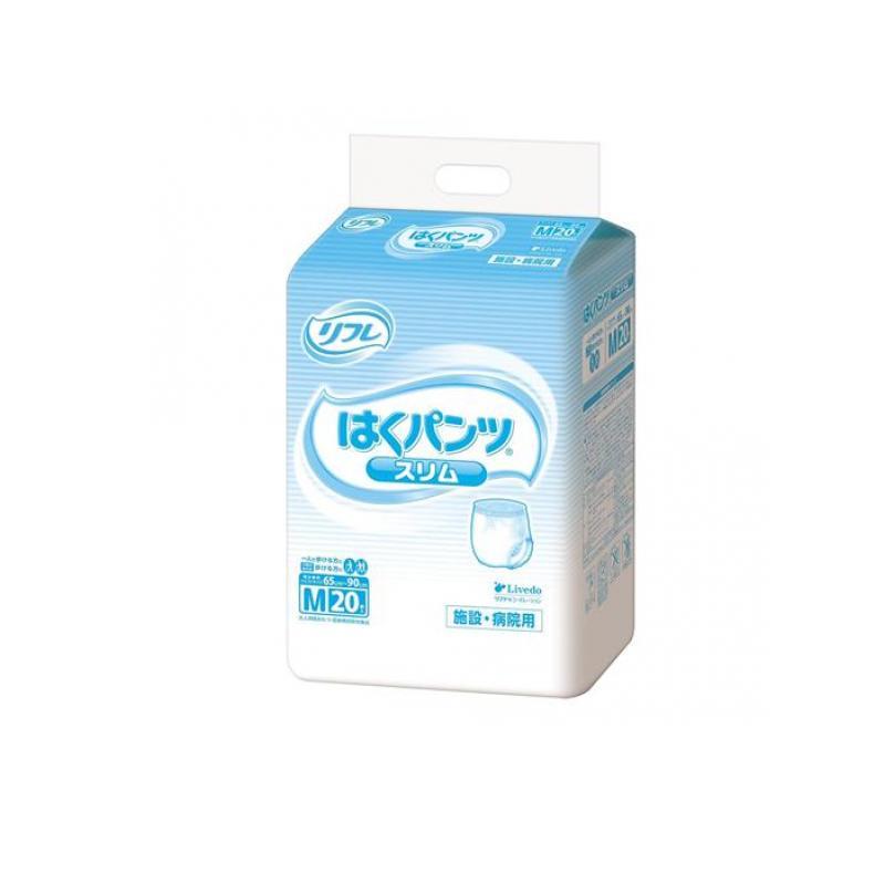 リフレ はくパンツ スリム Mサイズ 20枚入 (1個) : みんなのお薬