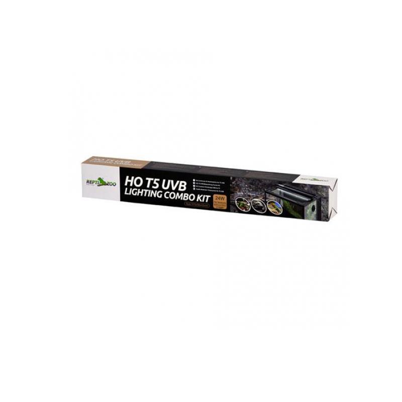 REPTIZOO 爬虫類用ランプ T5 UVB10.0灯24W & カバーコンボキット