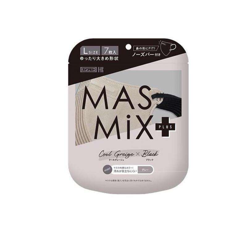 川本産業 MASMiX+ マスミックスプラスマスク L 7枚入 (クール