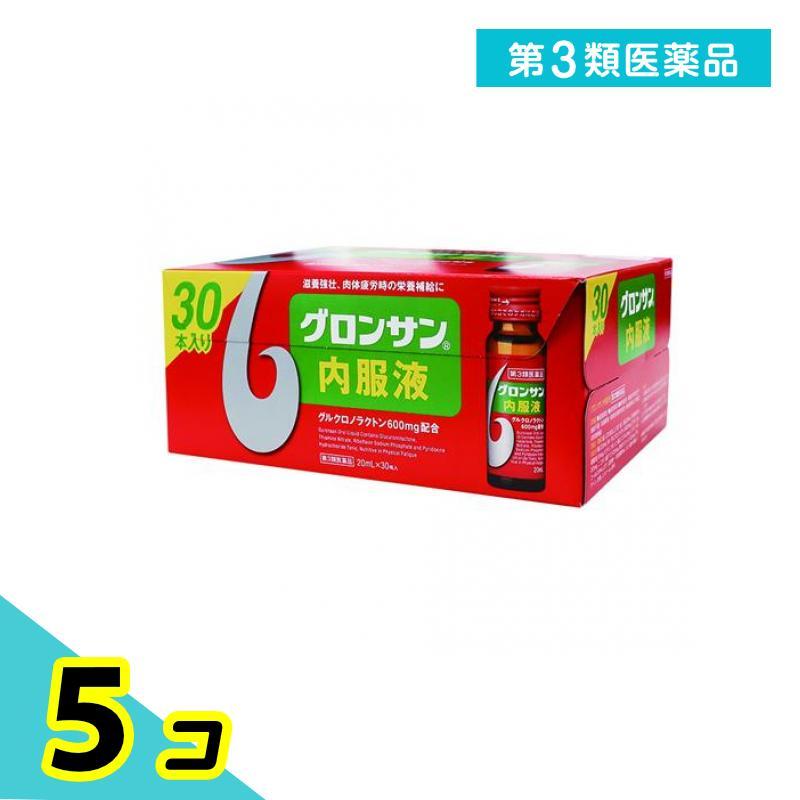 LEC（レック） 第3類医薬品 グロンサン内服液 20mL× 30瓶 5個セット