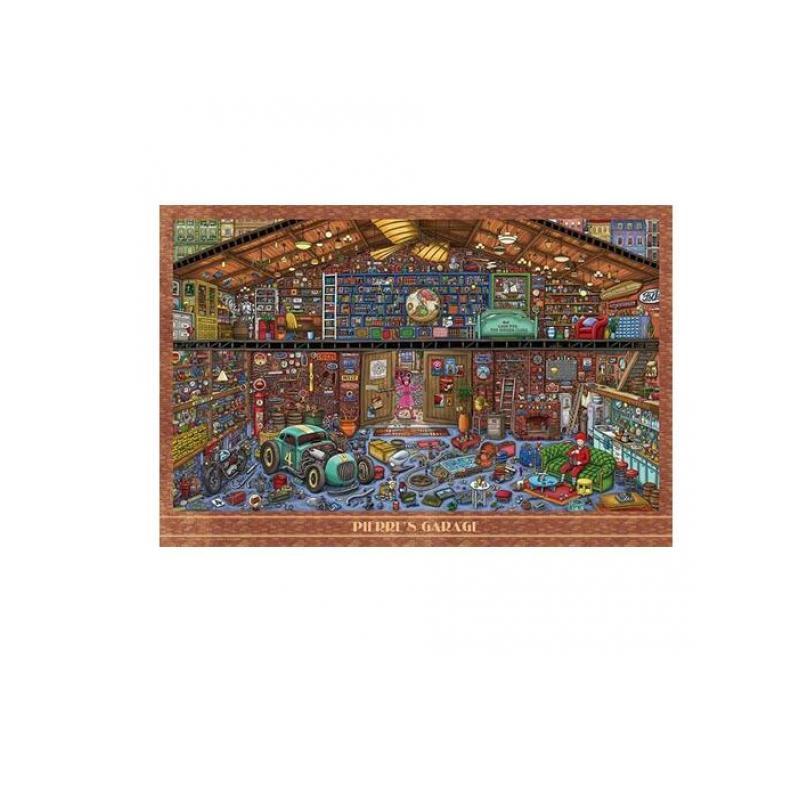 やのまん1000ピースジグソーパズル 10-1381 ピエールのガレージ 50