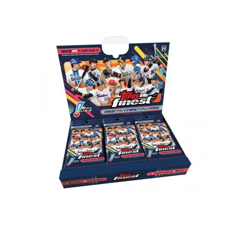 Topps トップス 2025年 NPB FINEST ベースボールカード 15パック入BOX