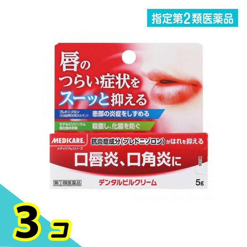 森下仁丹 指定第2類医薬品 デンタルピルクリーム 5g 3個セット