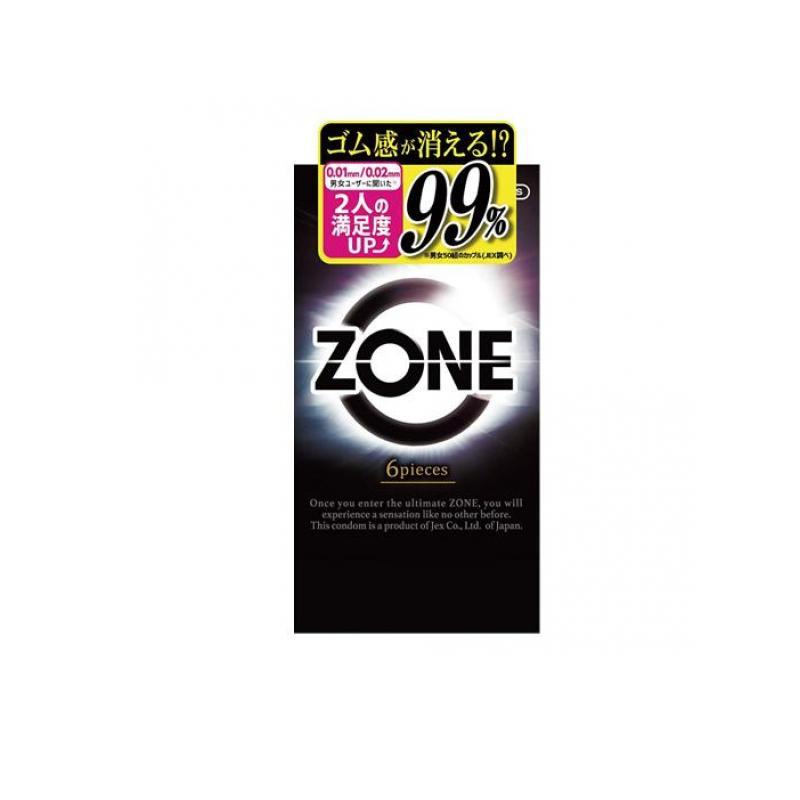 ジェクス コンドーム 避妊具 ラテックス ZONE ゾーン 6個 (1個