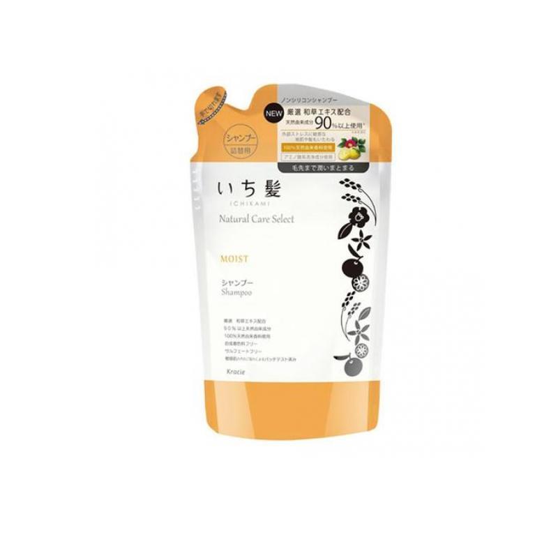 ヘアケア ノンシリコン 天然 うるおい いち髪 ナチュラルケアセレクト モイスト シャンプー 340ml 詰め替え用 1 A みんなのお薬バリュープライス 通販 Yahoo ショッピング