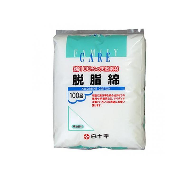 白十字 FC脱脂綿 100g (1個) | 白十字