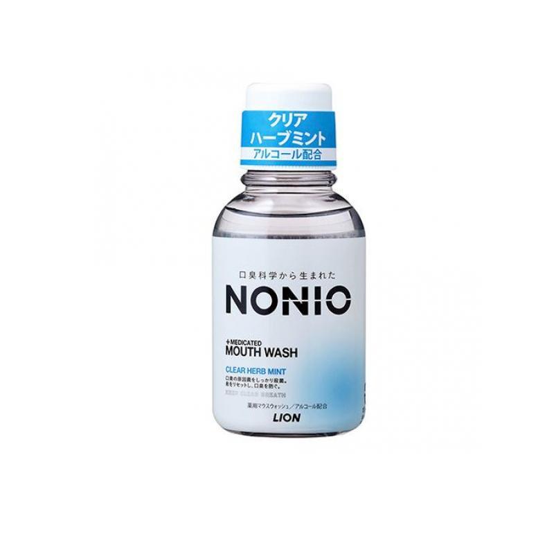 NONIO(ノニオ) 薬用マウスウォッシュ クリアハーブミント 本体ボトル 80mL (1個) | LION