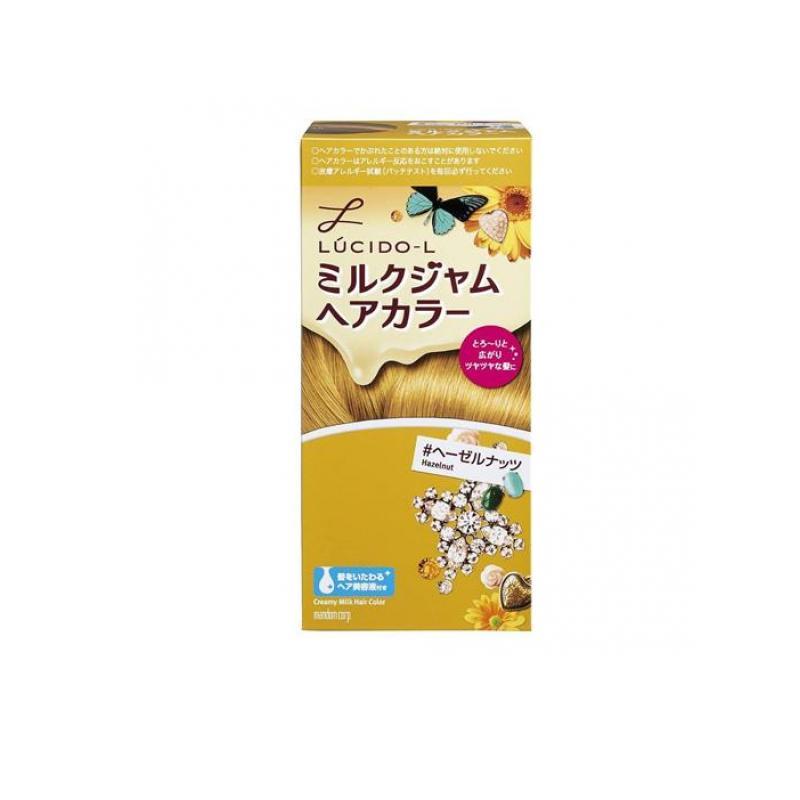 LUCIDO-L(ルシードエル) ミルクジャムヘアカラー #ヘーゼルナッツ [1剤40g+2剤80mL+美容液5g] 1個 (1個) | mandom