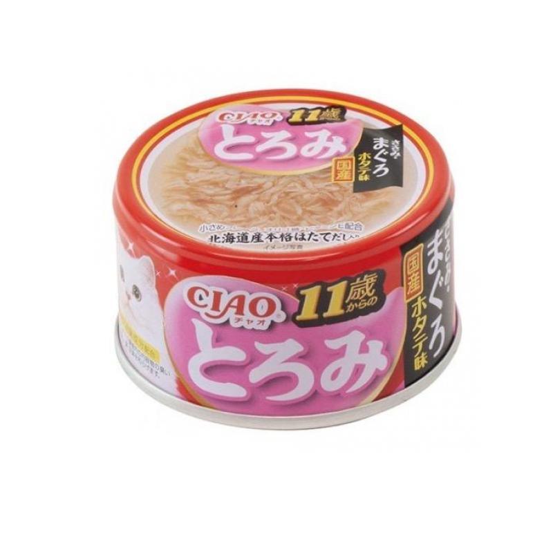 いなば CIAO(チャオ) とろみ 猫缶 11歳からのささみ・まぐろ ホタテ味