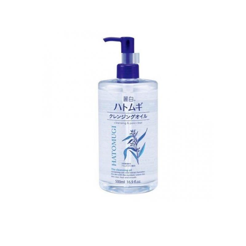 熊野油脂 麗白 ハトムギ クレンジングオイル 500mL (1個) : みんなのお