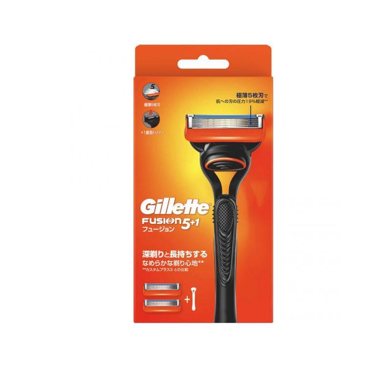ジレット フュージョン マニュアル ホルダー 1本入 (+替刃2コ付) (1個
