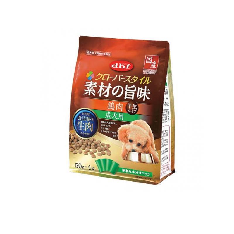 dbf  素材の旨味 成犬用 50g×4/袋×18袋、数袋の小分けも可 楽天市場】デビフ クローバースタイル素材の旨味 鶏肉 成犬用