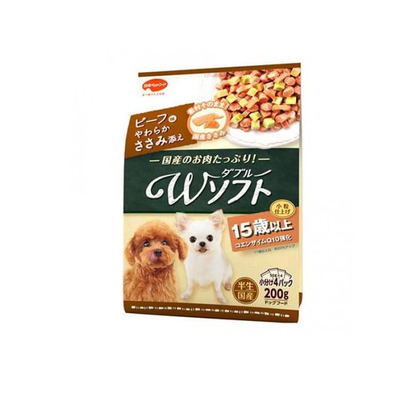 ビタワン君のWソフト 15歳以上 ビーフ味・やわらかささみ添え 200g (1