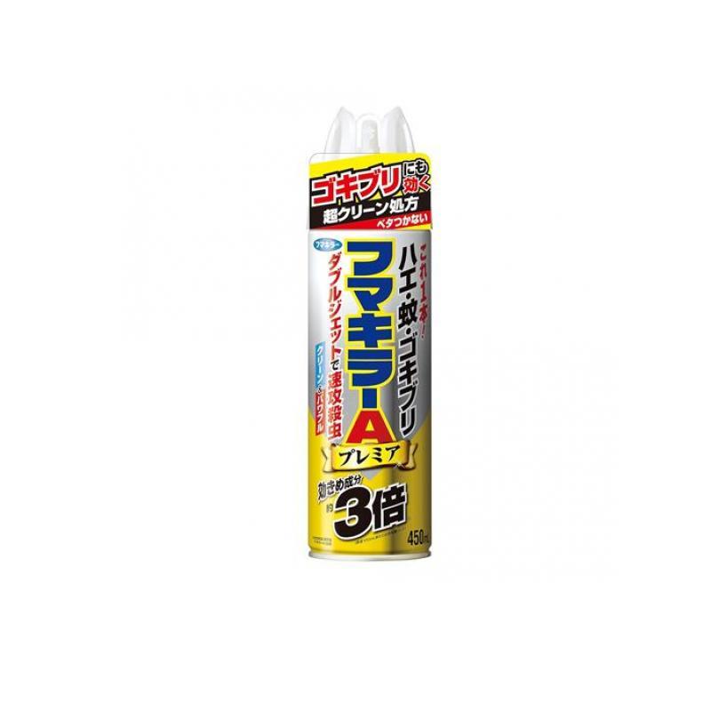 フマキラーA 殺虫剤 スプレー ダブルジェットプレミア 450mL (1個) | 