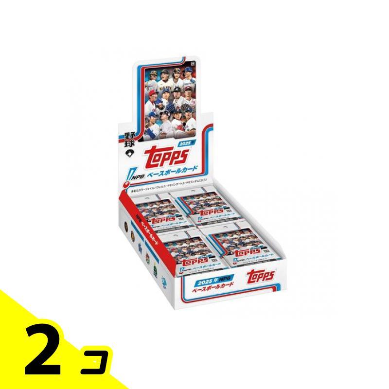 Topps トップス 2025年 NPB ベースボールカード 24パック入BOX 2個 