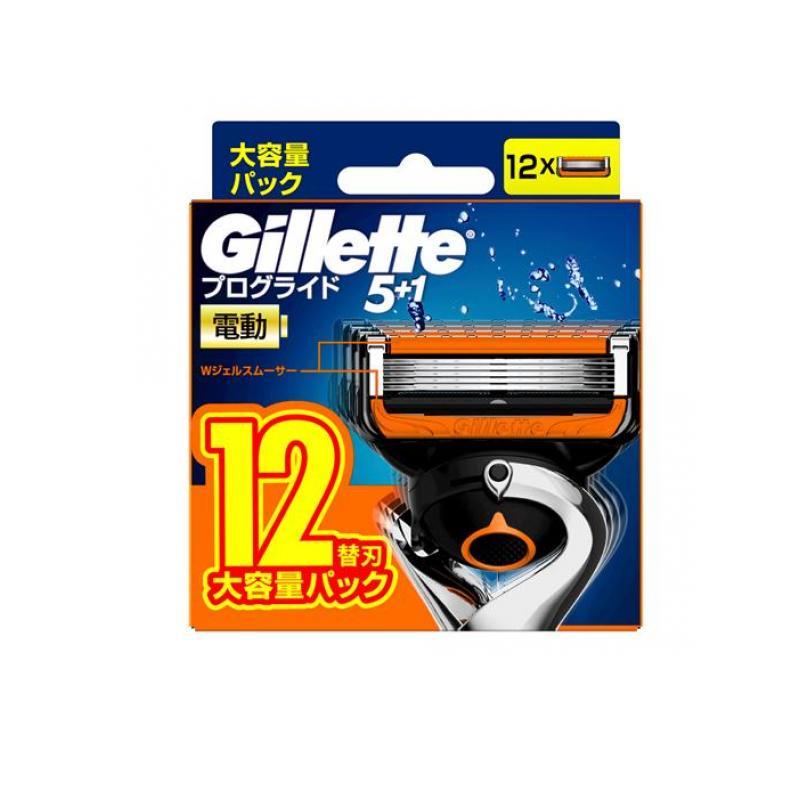 Gillette プログライド 5+1 替え刃 12•8•4個入りセット ジレット プログライド5+1 パワー 電動タイプ 替刃 大容量パック 12個