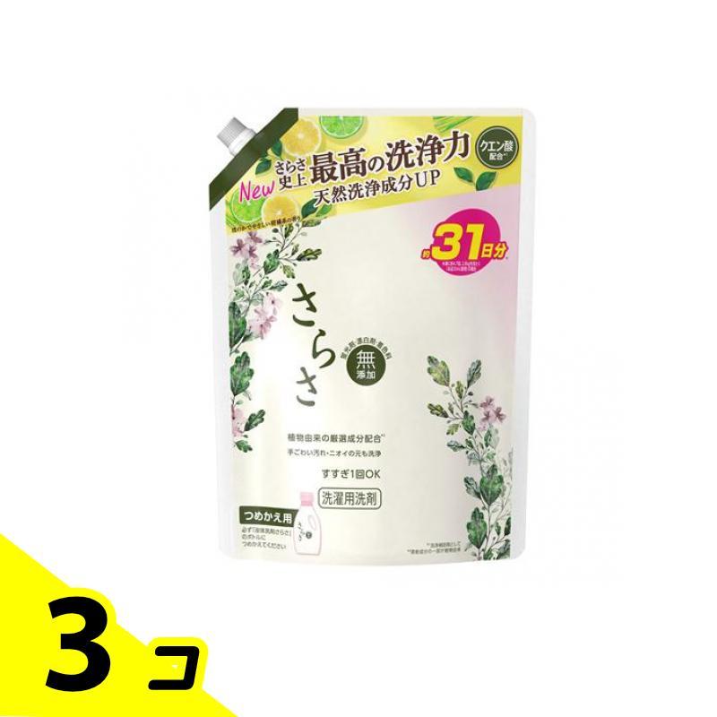さらさ 無添加 洗濯用洗剤 やさしい柑橘系の香り 詰め替え用 760g (約