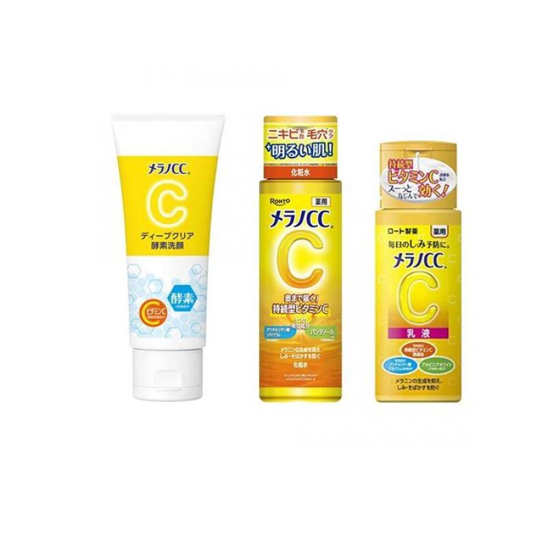 メラノCC ディープクリア酵素洗顔 130g &薬用しみ対策 美白化粧水