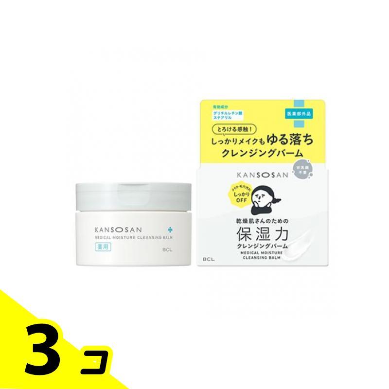 KANSOSAN 乾燥さん 薬用保湿力クレンジングバーム 80g 3個セット