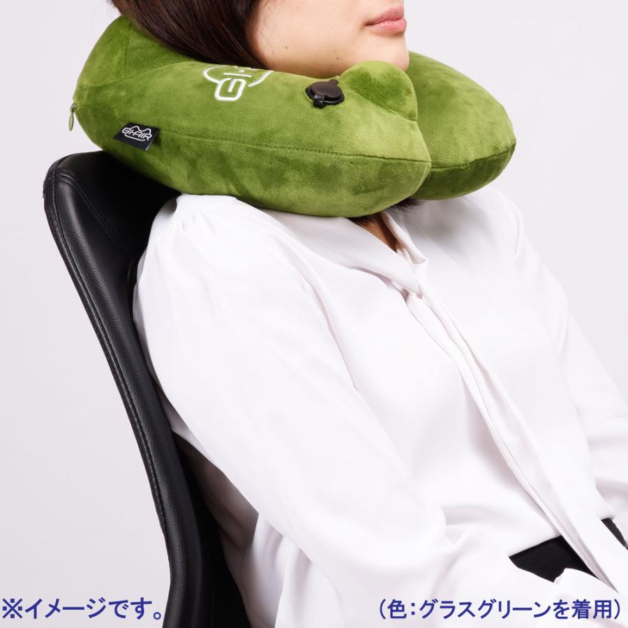 GI-AIR ポンプ式ネックピロー アイスブルー NHC-016 枕 首 首痛 GI-AIR ポンプ式ネックピロー アイスブルー NHC-016 枕 首 首痛