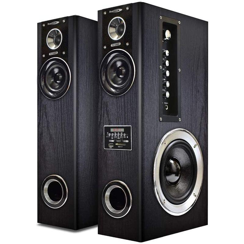 クマザキエイム アンプ内蔵タワースピーカー VABEL（ヴァベル） TS-120BW 最大120W出力 アンプ内蔵タワースピーカー VABEL ヴァベル TS 120BW 最大120W出力